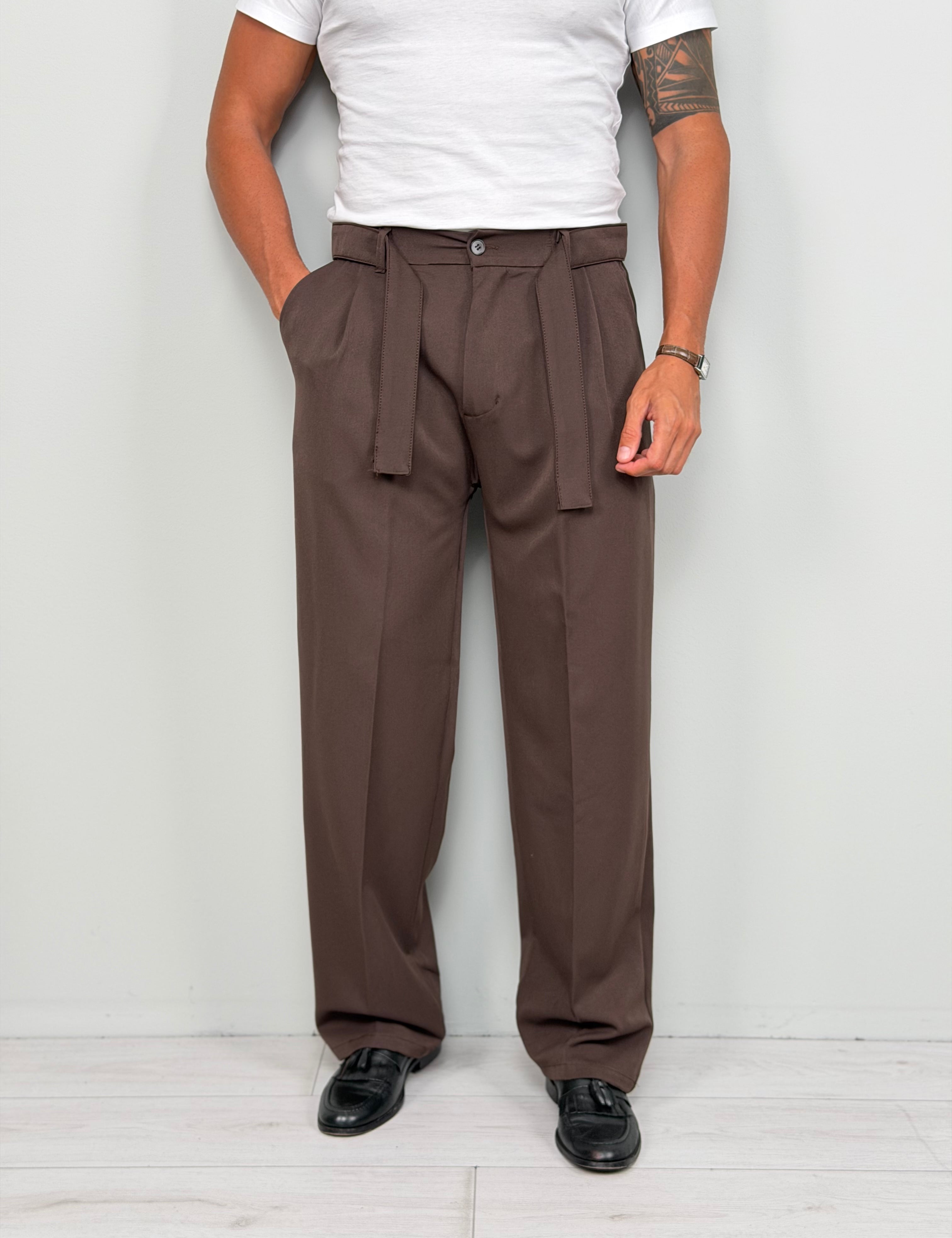 PANTALONE ELEGANT AMPIO - TASCA DIETRO
