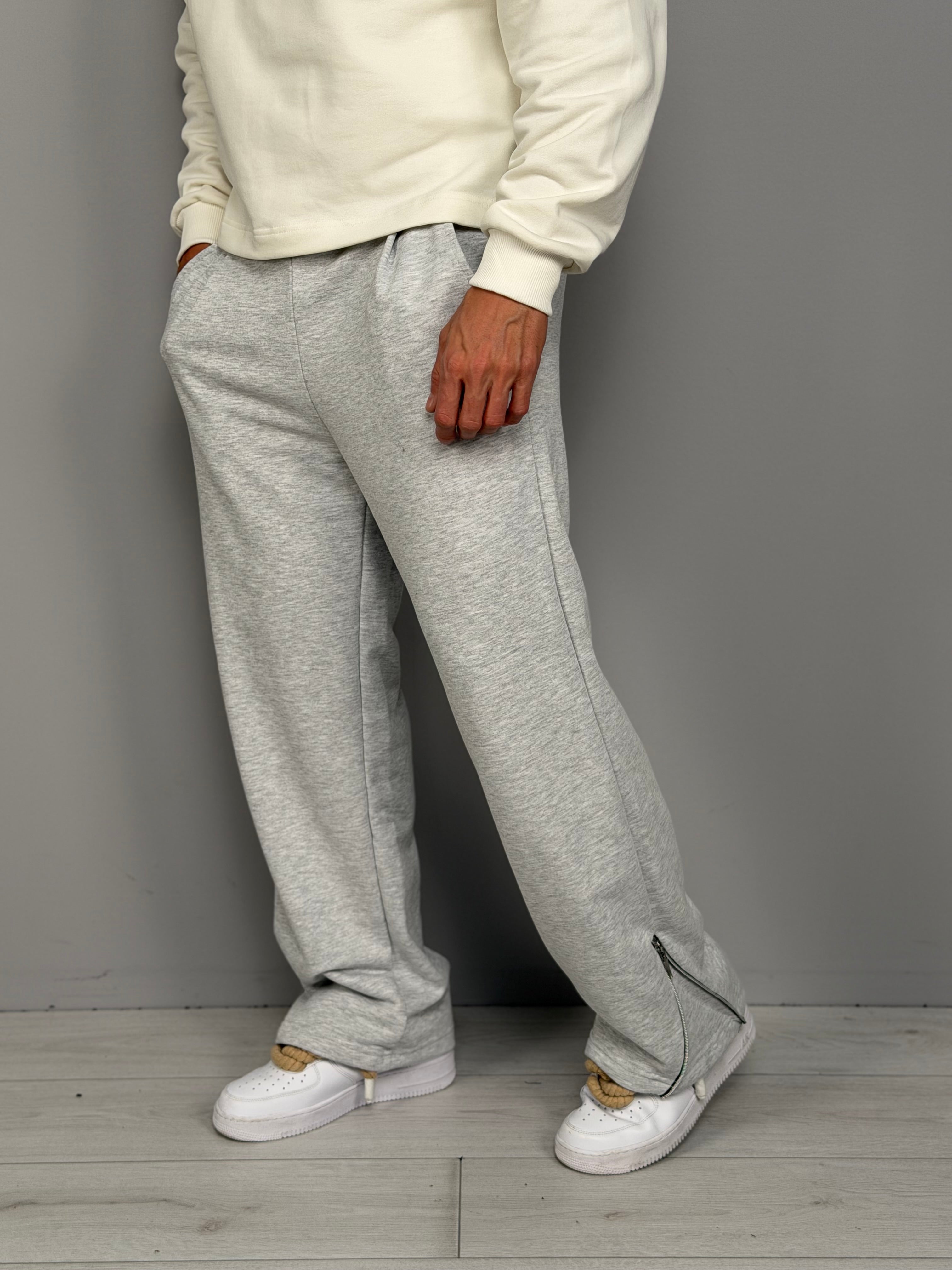 PANTALONS DE SURVÊTEMENT À FERMETURE ÉCLAIR