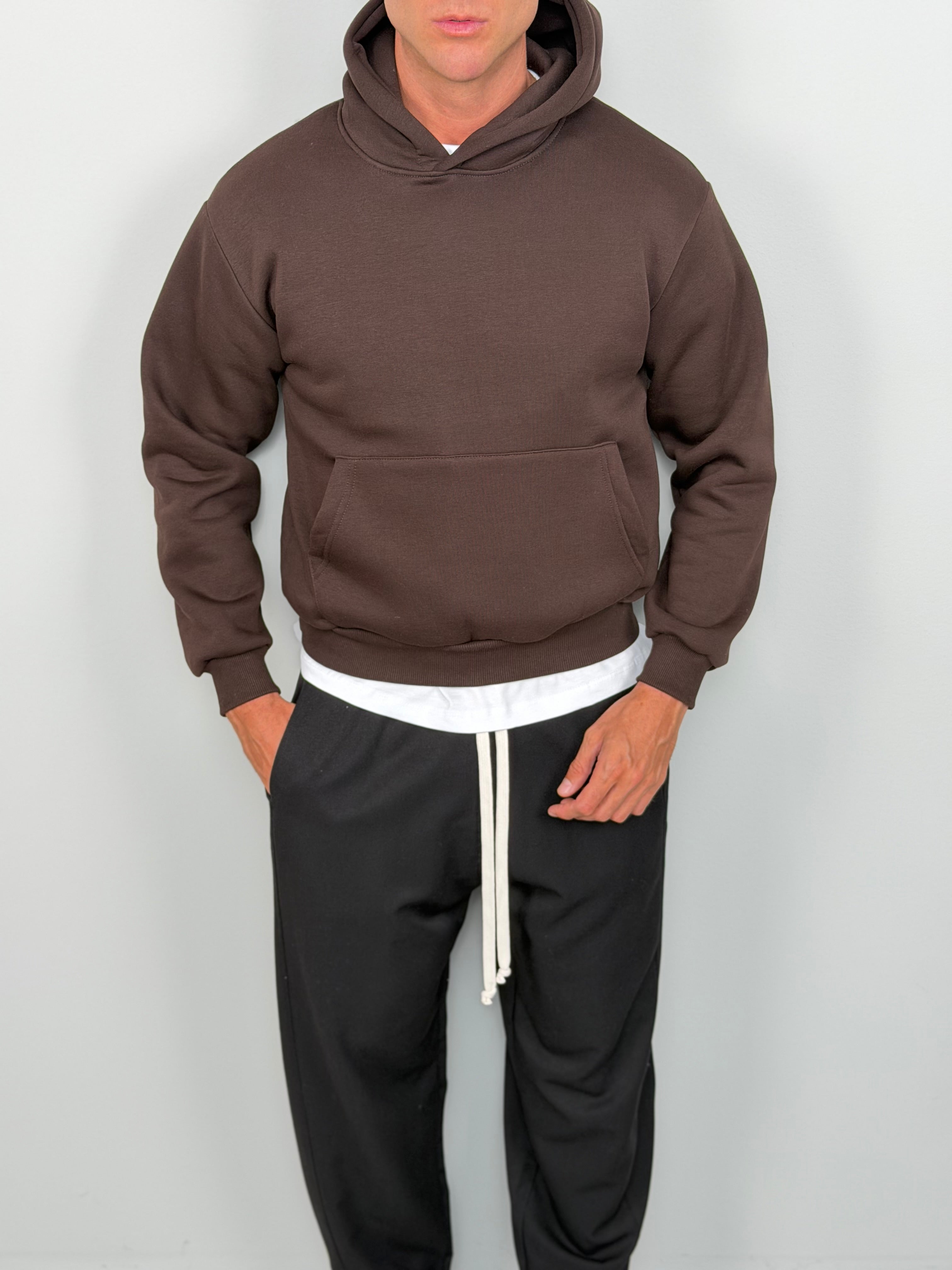 SWEAT SHIRT COUPE BOXY EN MOLLETON