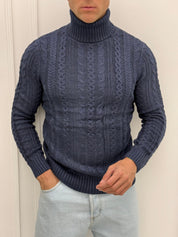 MAGLIONE DOLCEVITA TRECCIA