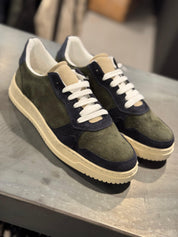 SNEAKERS CAMOSCIO BICOLOR