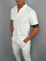 POLO CON CREMALLERA ELÁSTICO - SIN PLANCHAR