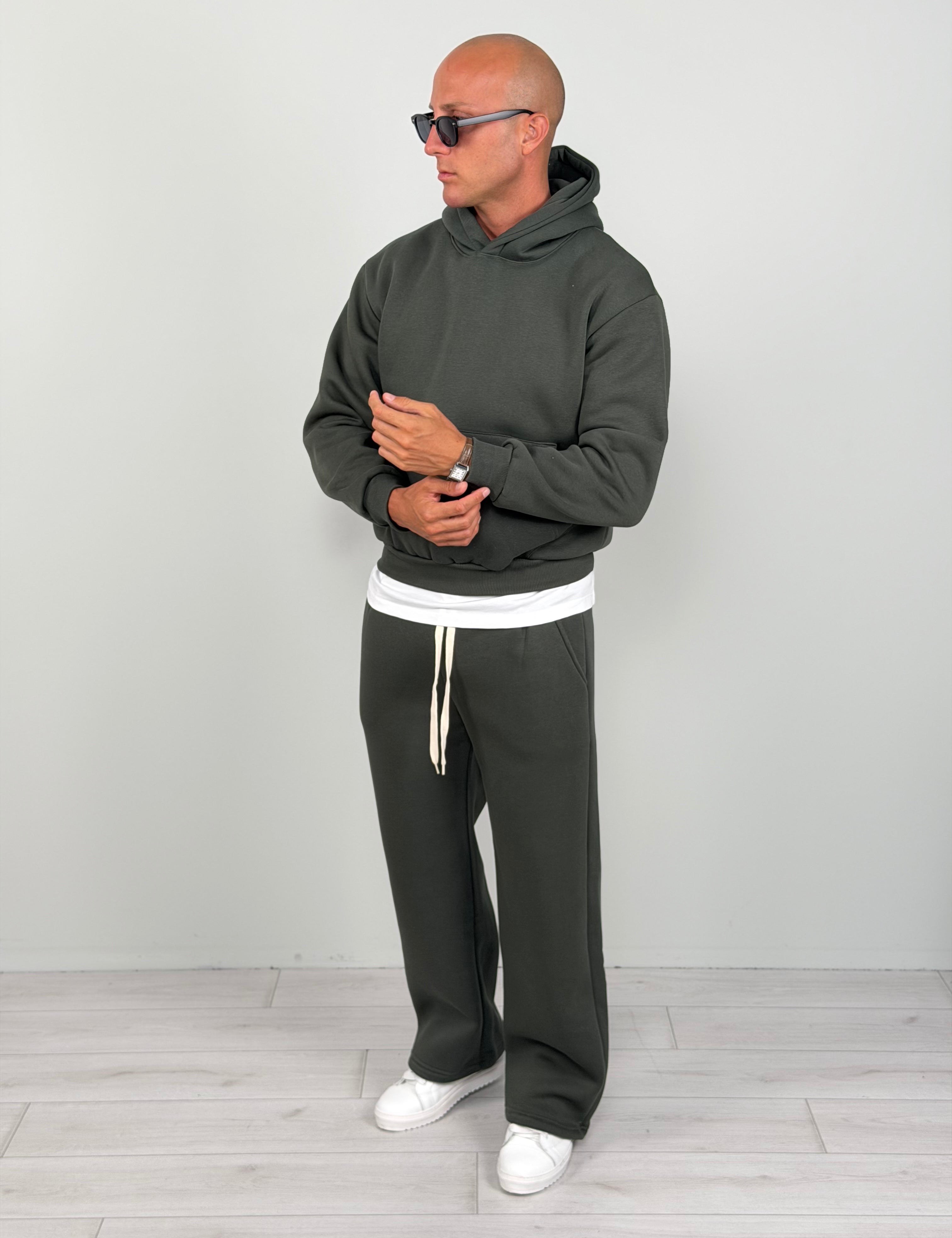 BOXY FIT SWEATSHIRT TRACKSUIT