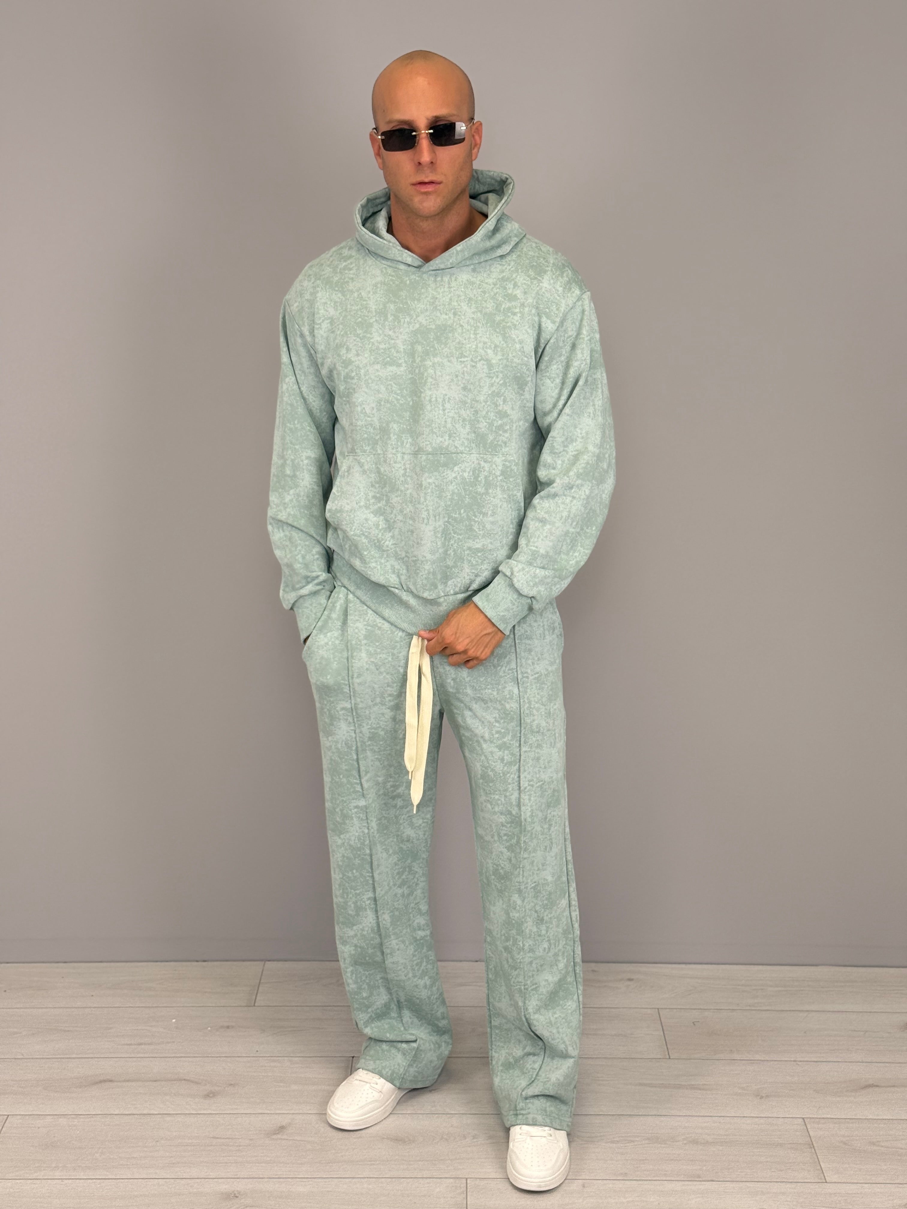 TUTA GARZATA BOXYFIT MARMORIZZATA