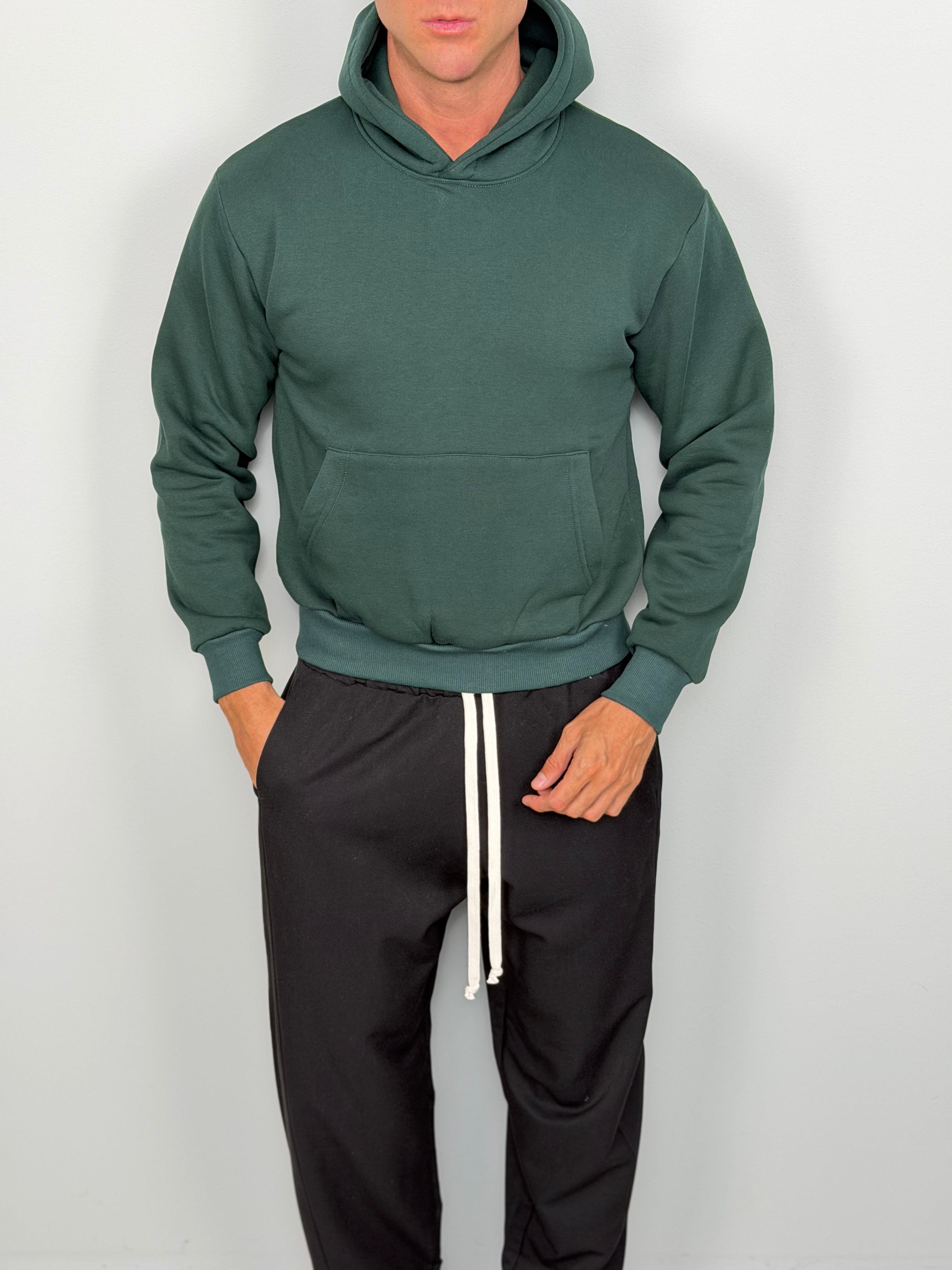 SWEAT SHIRT COUPE BOXY EN MOLLETON