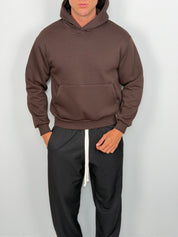 SWEAT SHIRT COUPE BOXY EN MOLLETON