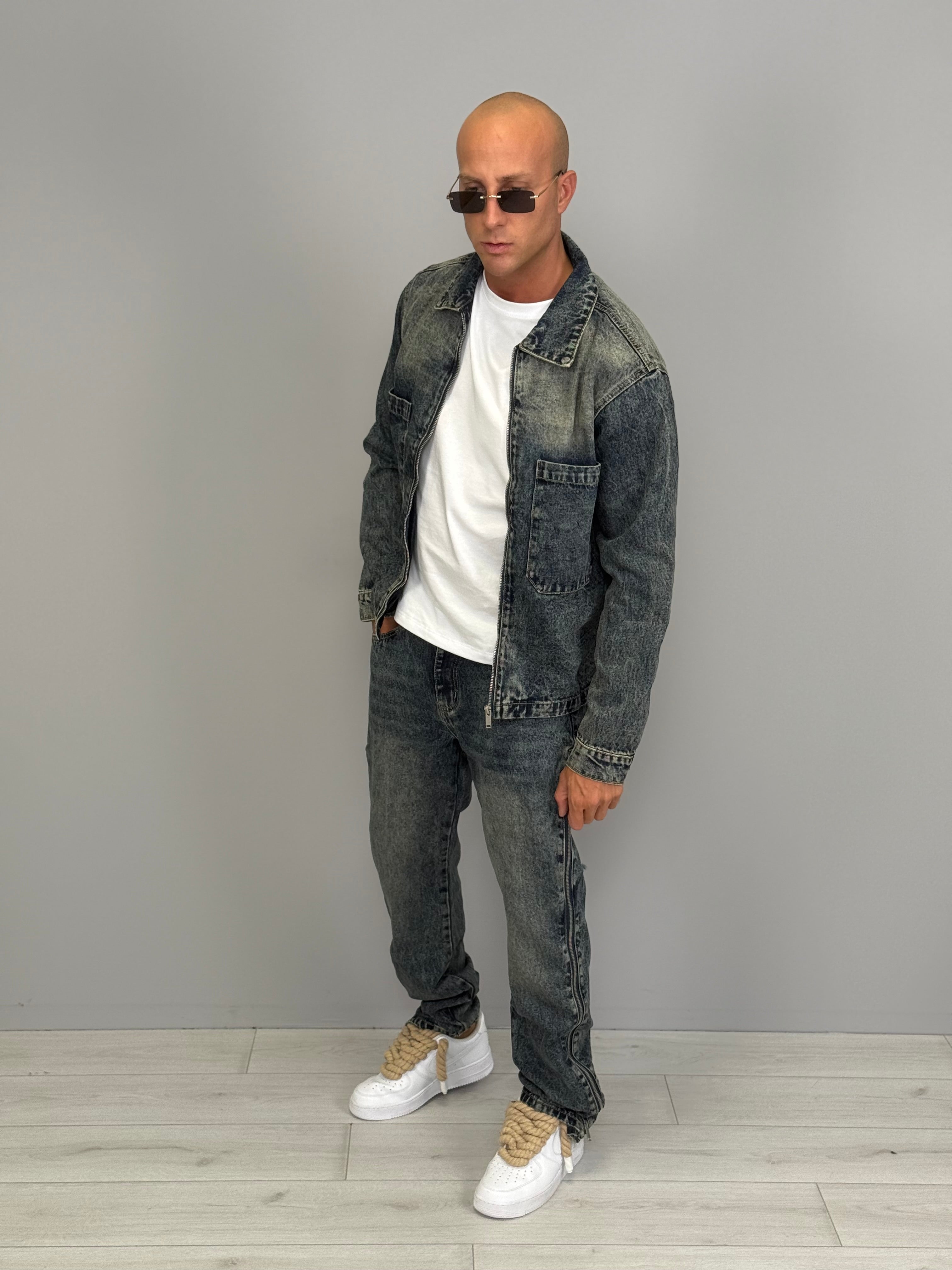 COORDINATO JEANS AMPIO SMOKE