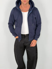 ZIP ROUNDLACE SWEATSHIRT