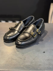 MOCASSINO PELLE BORCHIATO