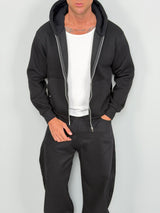 FELPA ZIP BOXY FIT FELPATA