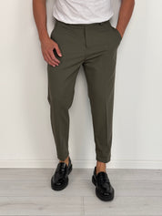 PANTALONE MOD CAPRI PREMIUM (TASCHE DIETRO) - Tg.48 MILITARE