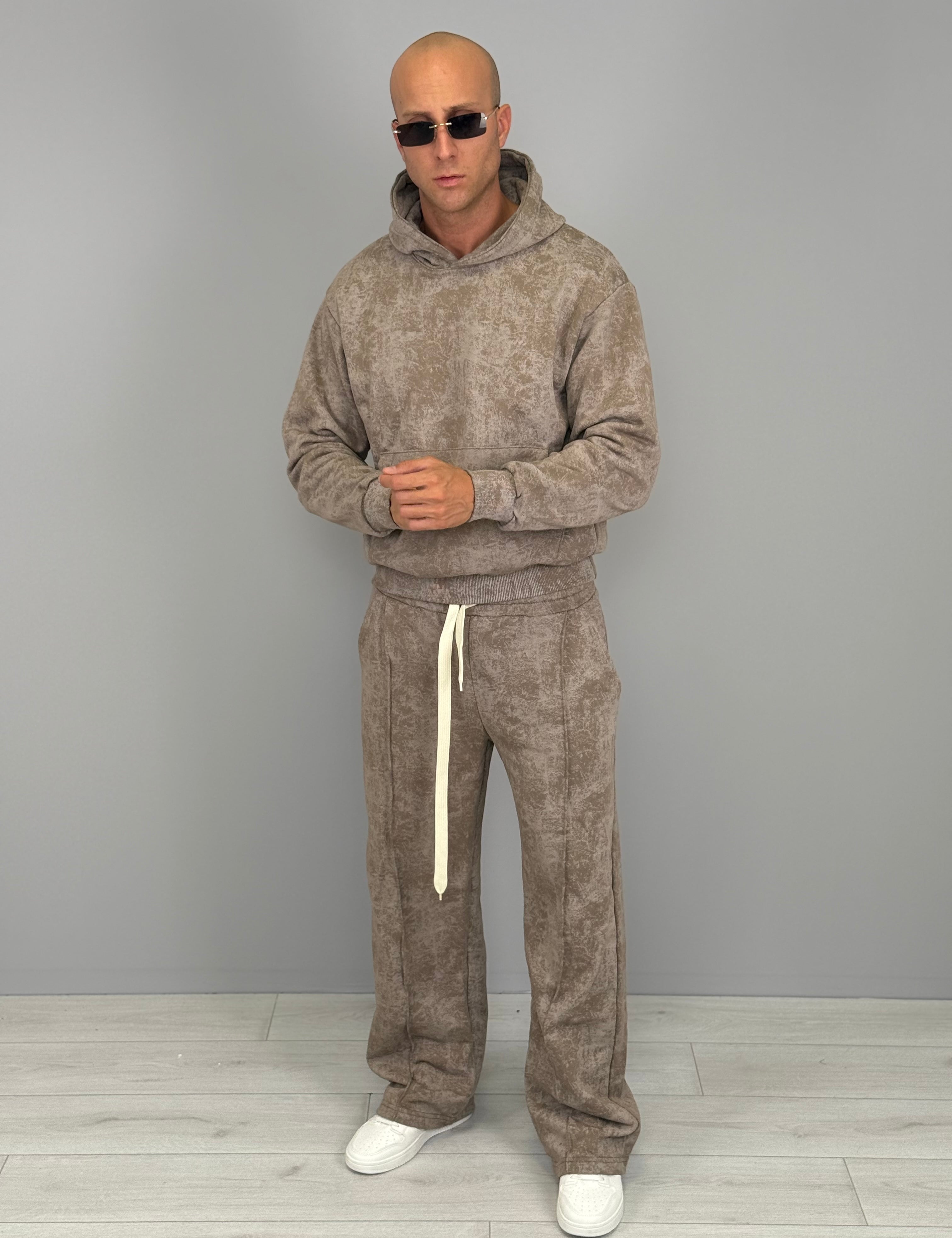 TUTA GARZATA BOXYFIT MARMORIZZATA