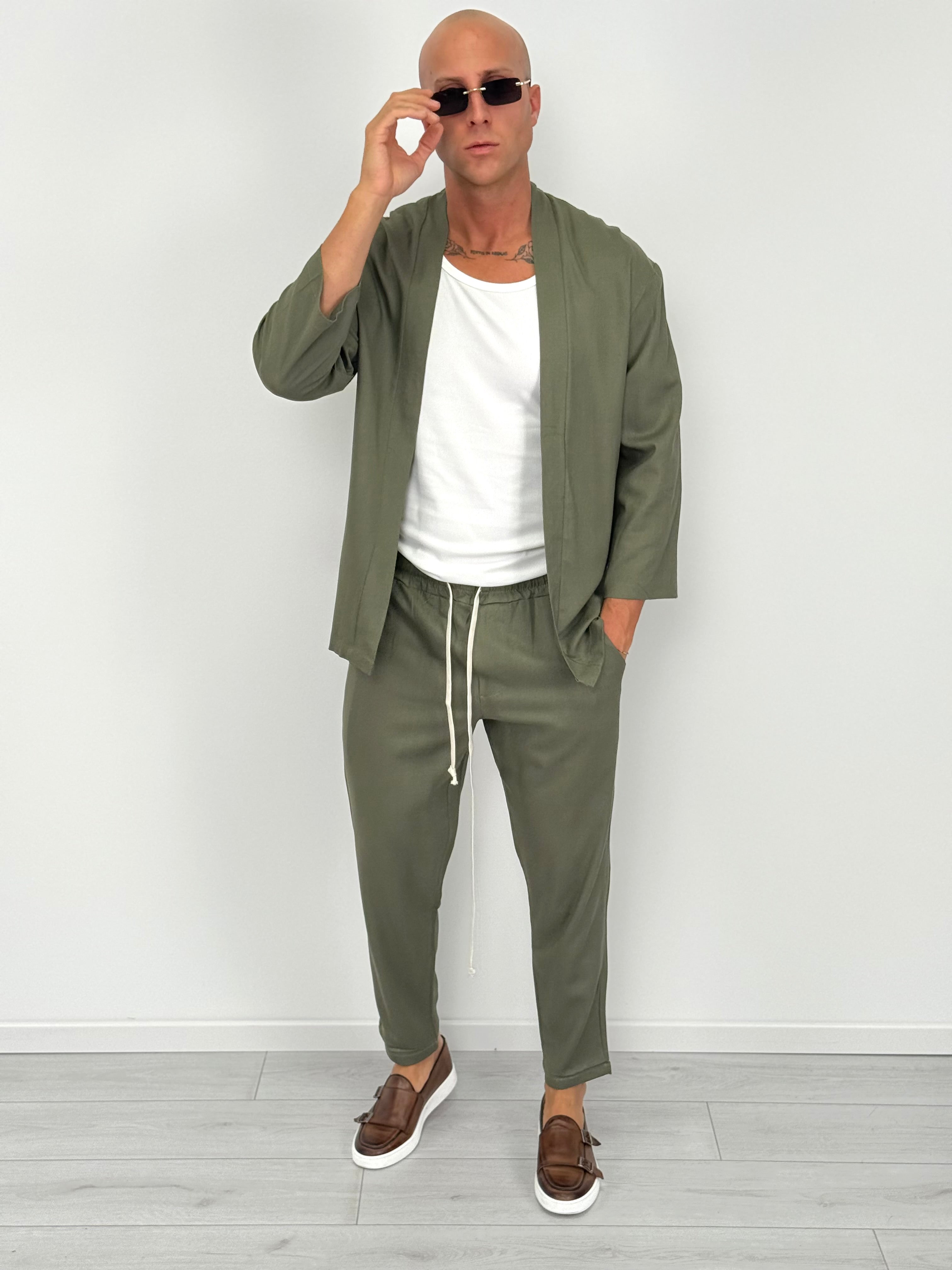 COORDINATO LINO FLOW - rimasto L bianco