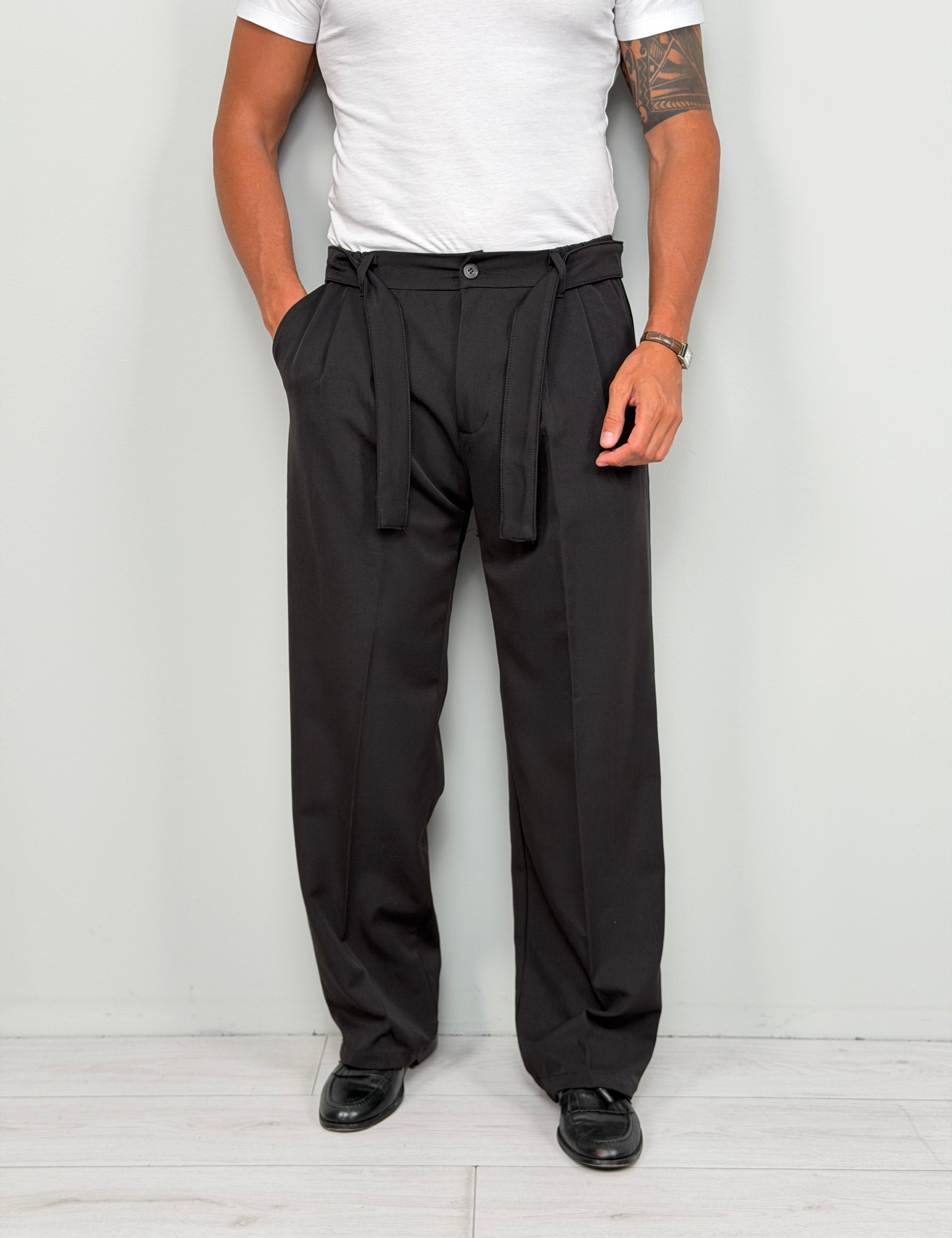 PANTALONE ELEGANT AMPIO - TASCA DIETRO