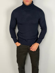 JERSEY DE CUELLO ALTO LIMÓN - Talla L Burdeos