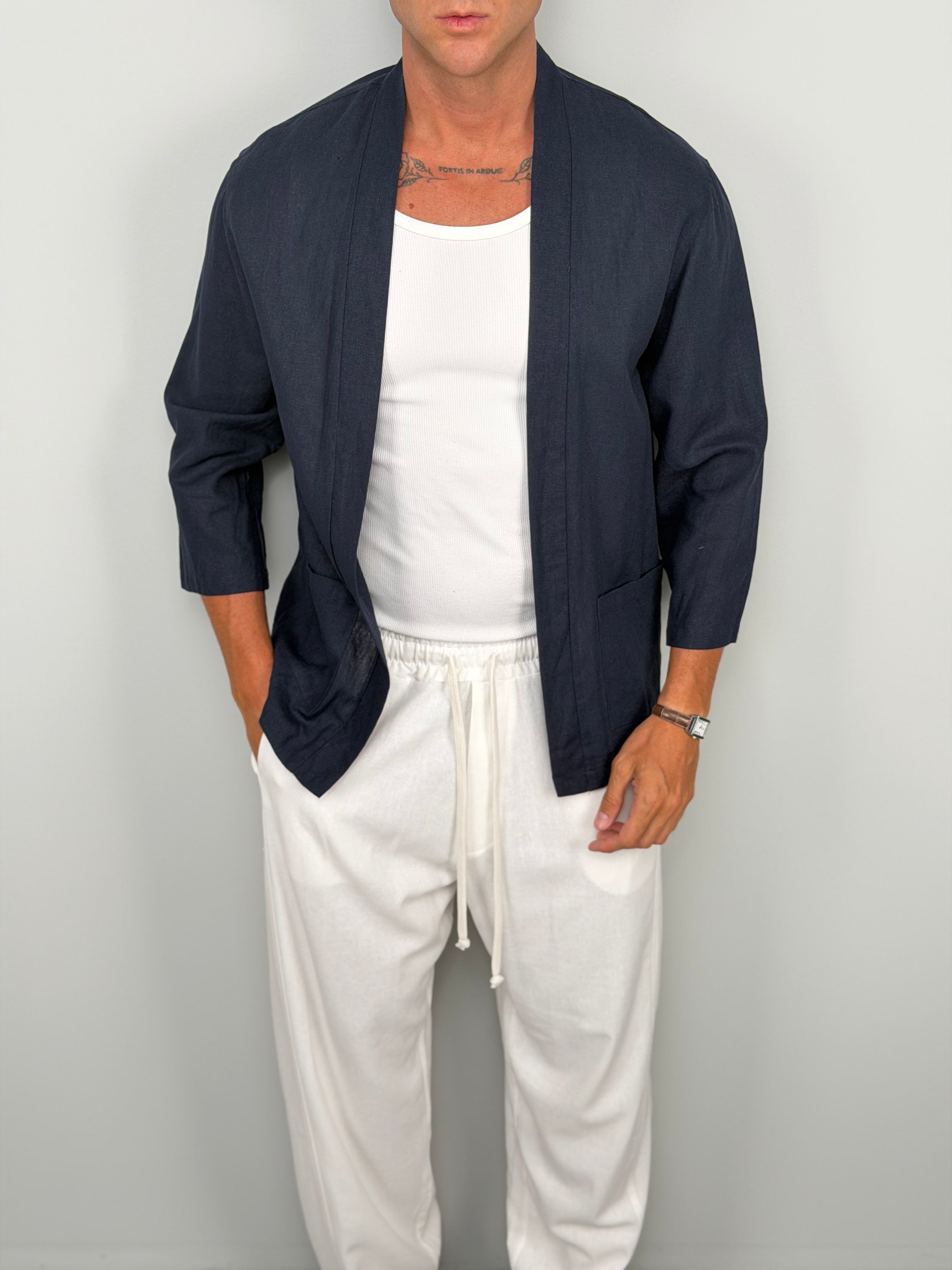 CAMICIA LINO FLY