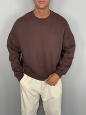 FELPA GIROCOLLO BOXY FIT FELPATA