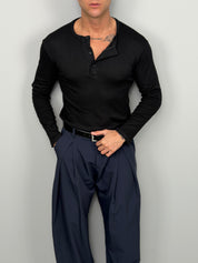 MAGLIA HENLEY COTONE