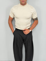MOCK-NECK T-SHIRT