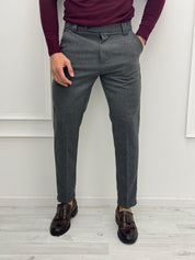 PANTALONE LANA TASCHE DIETRO