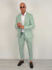 ABITO LINO MONOPETTO