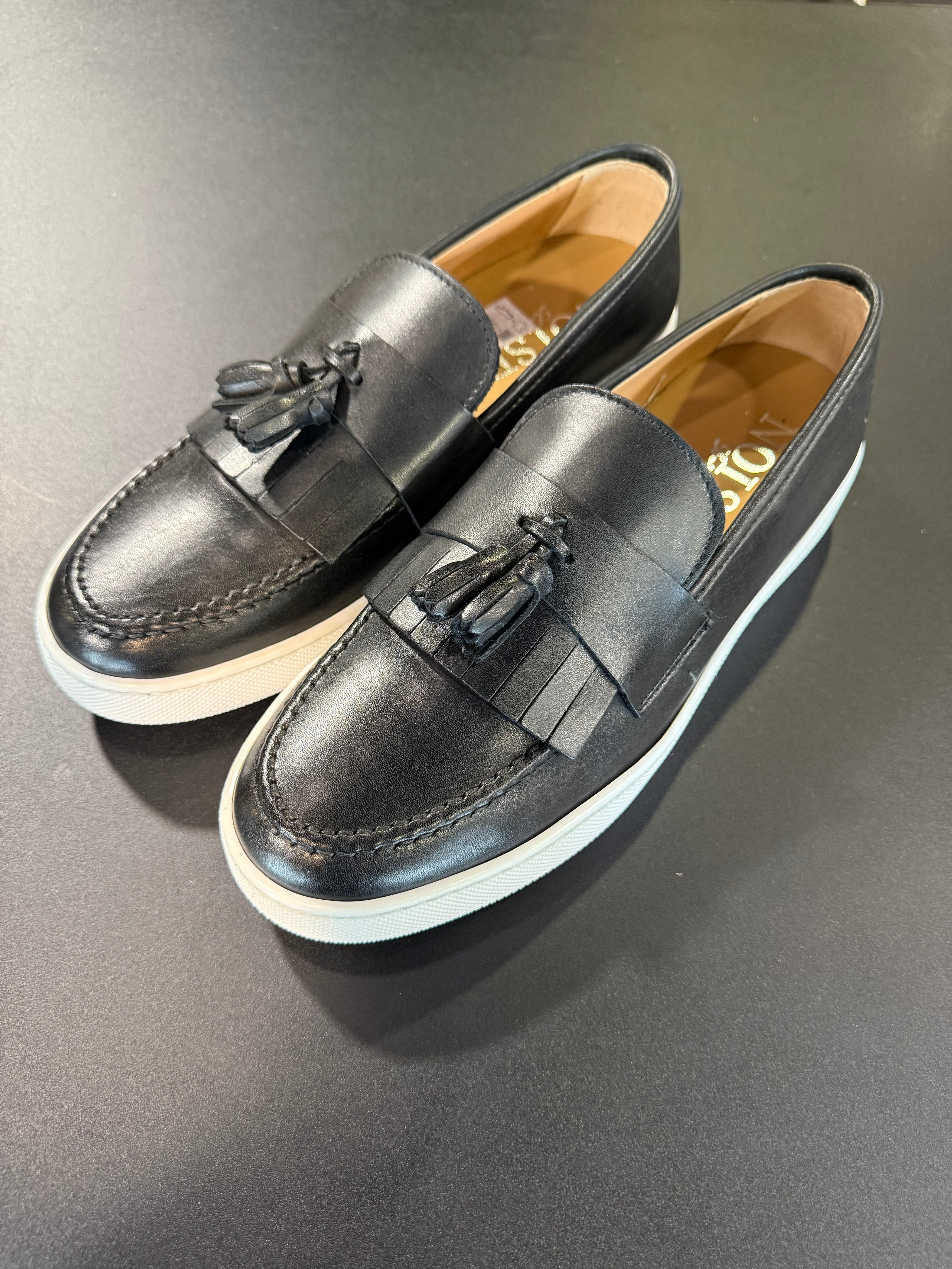 MOCASSINO PELLE DORTMUND NERO