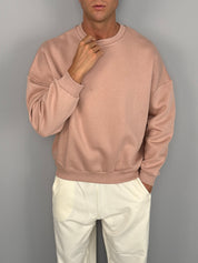 FELPA GIROCOLLO BOXY FIT FELPATA