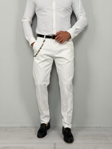 LORD MOD CAPRI COTTON PANTS - BACK POCKETS