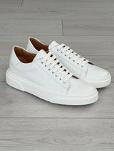 LEMON LEATHER SNEAKERS