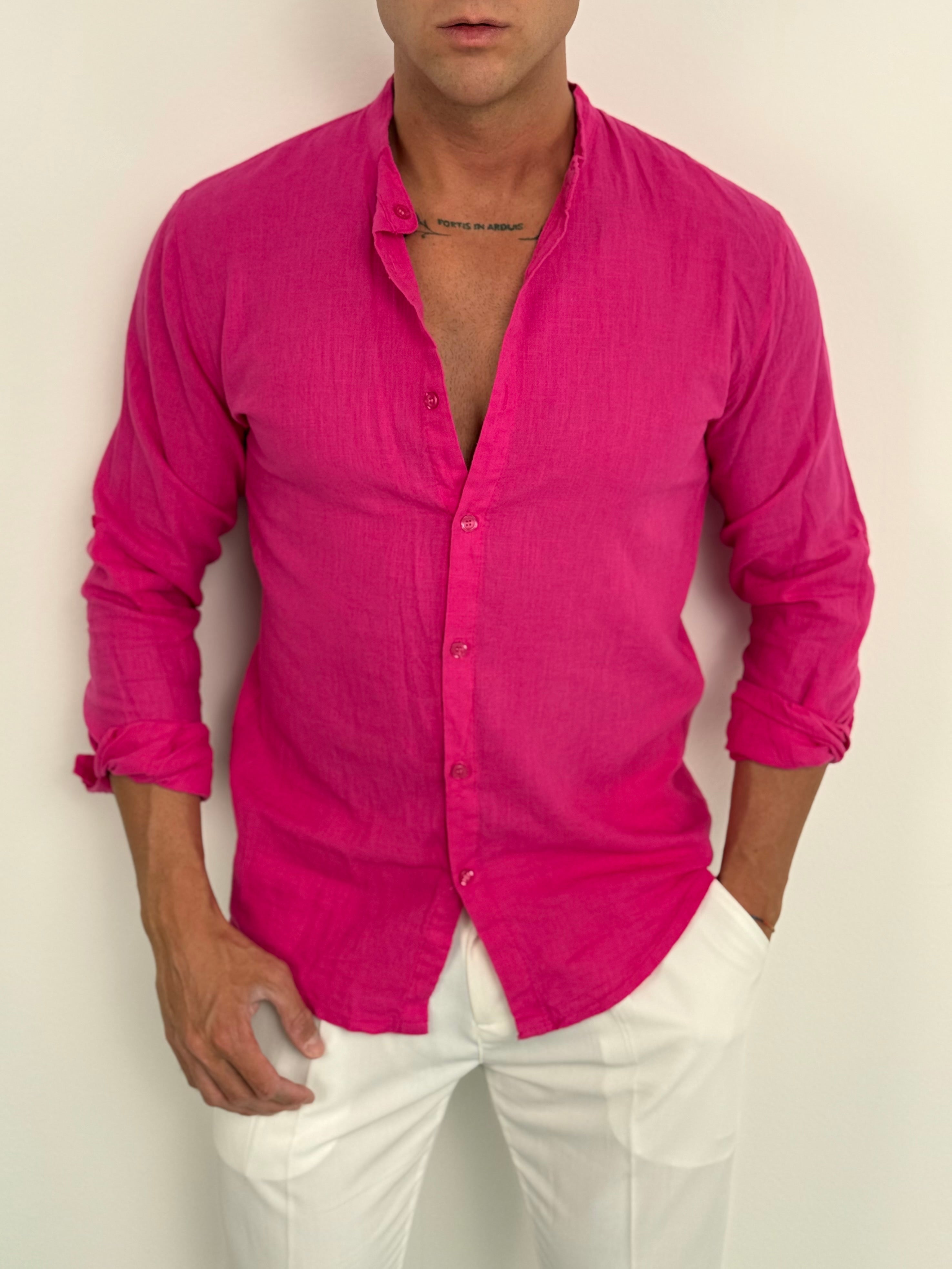 CAMICIA LINO COREANA