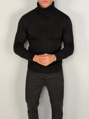 JERSEY DE CUELLO ALTO LIMÓN - Talla L Burdeos