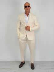 ABITO LINO MONOPETTO