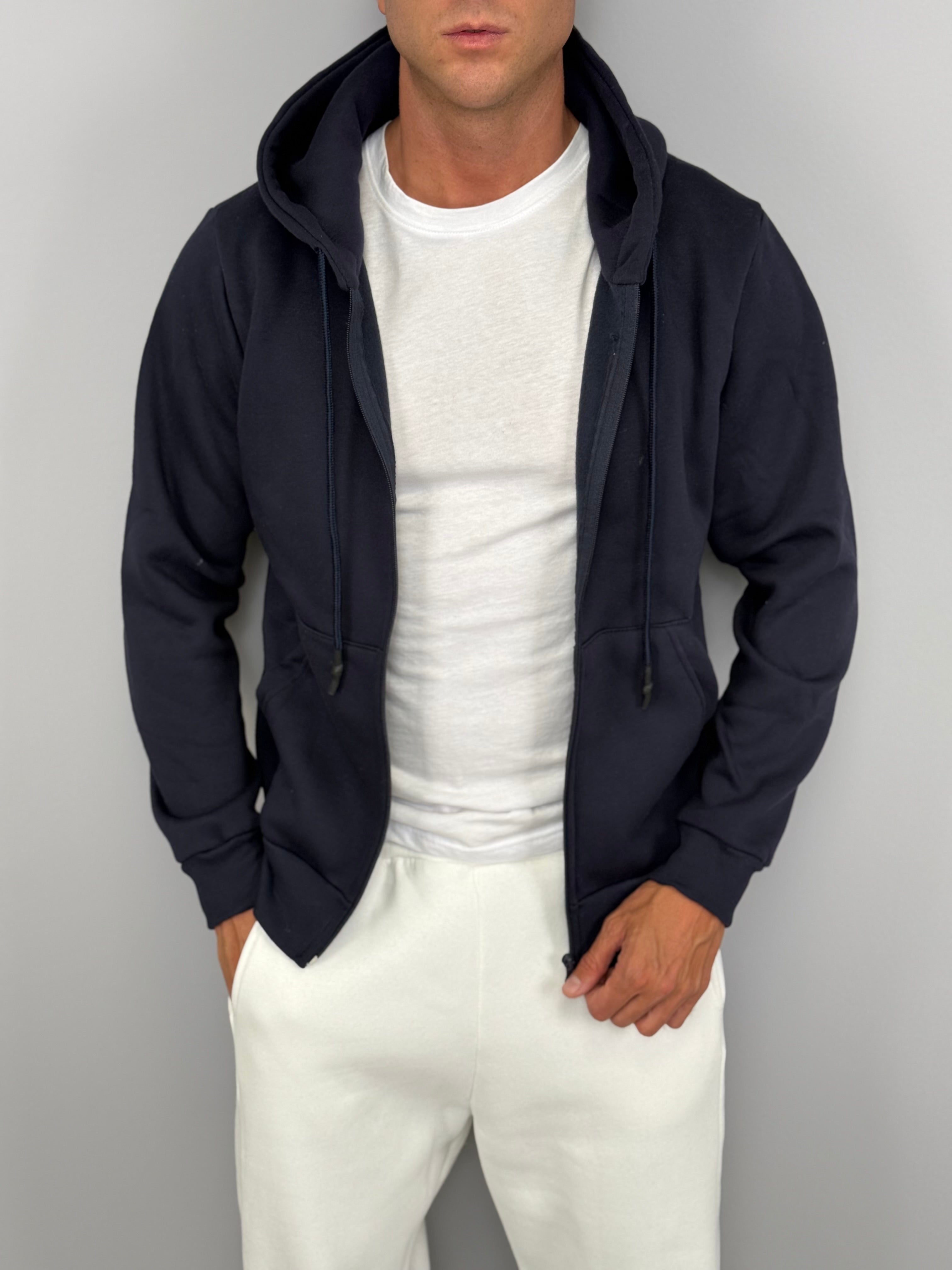 FELPA ZIP ROUNDLACE FELPATA