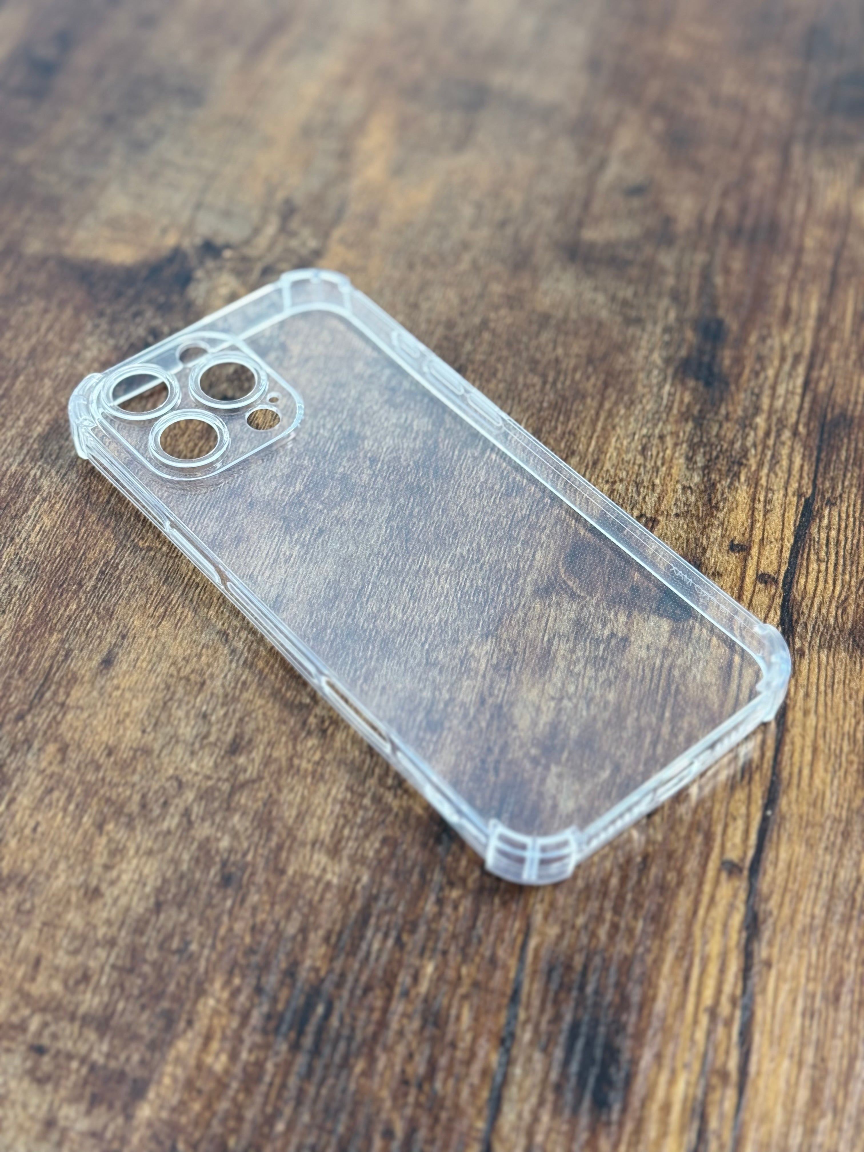 COVER IPHONE 16PRO/16PROMAX TRASPARENTE BORDI RINFORZATI E PROTECTION CAMERA