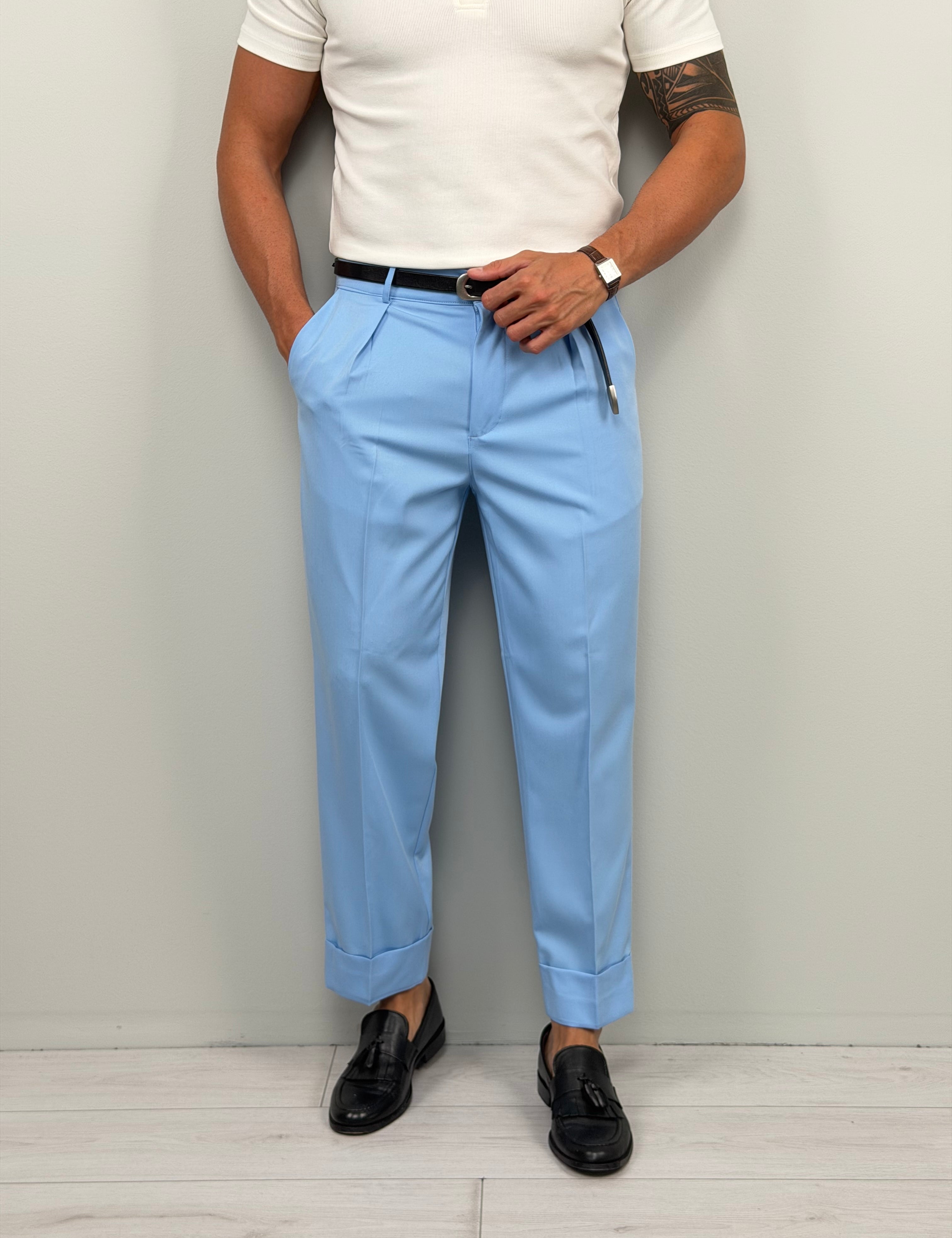 PANTALONE SOFT - TASCHE DIETRO