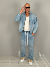 PANTALONES VAQUEROS COORDINATO GLACIAR