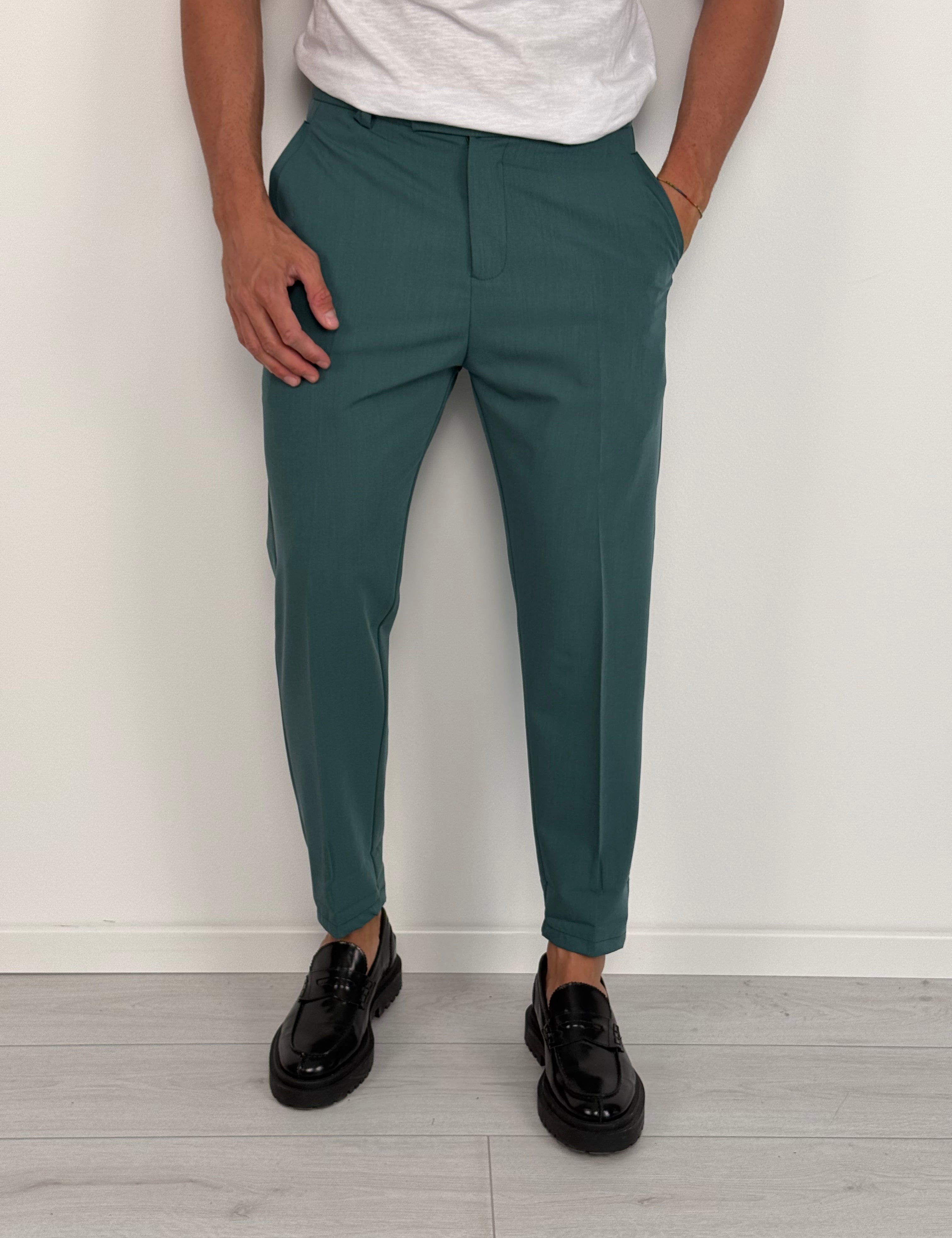 PANTALONE MOD CAPRI PREMIUM (TASCHE DIETRO) - Tg.48 MILITARE