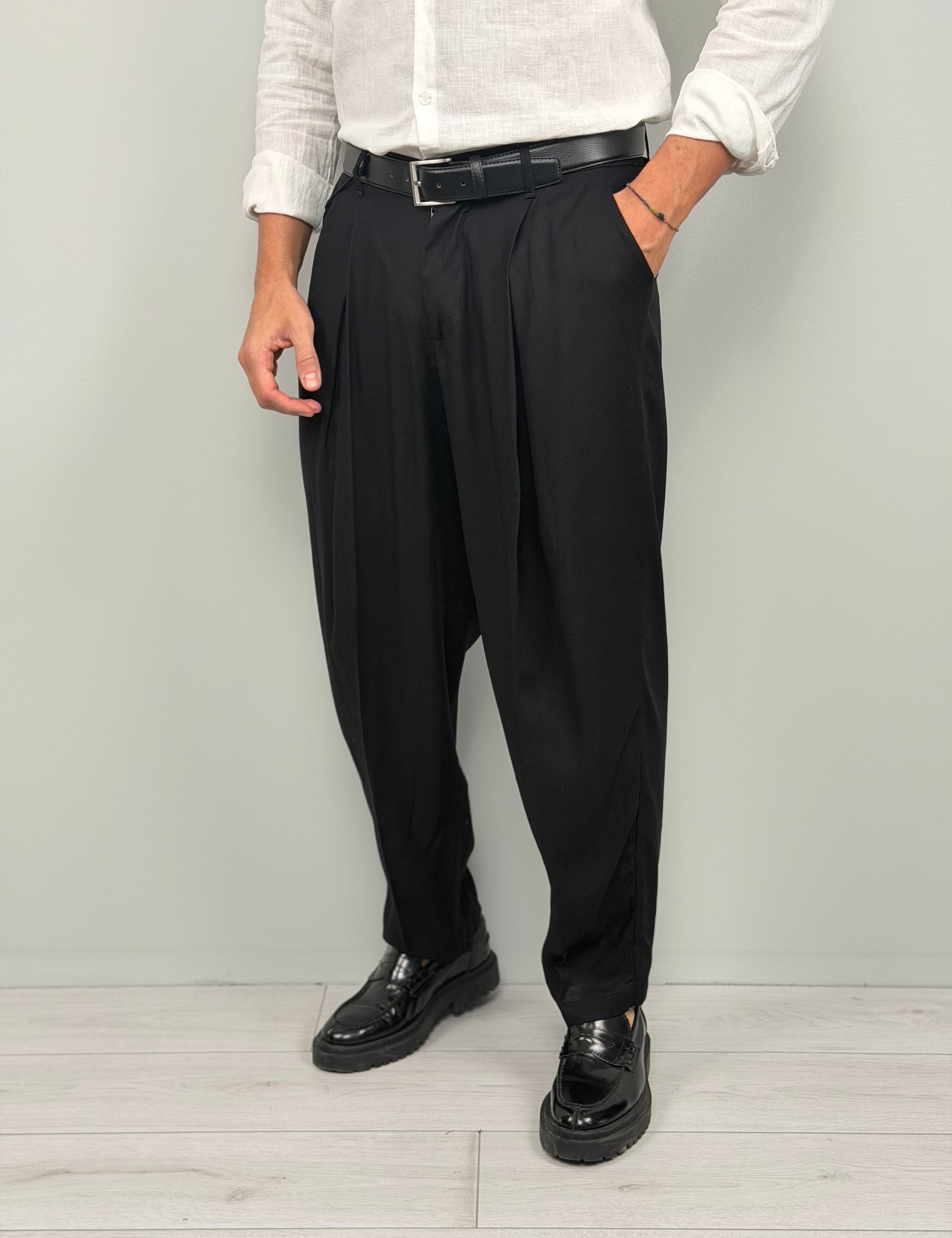 PANTALONE LINO GEEKOM AMPIO