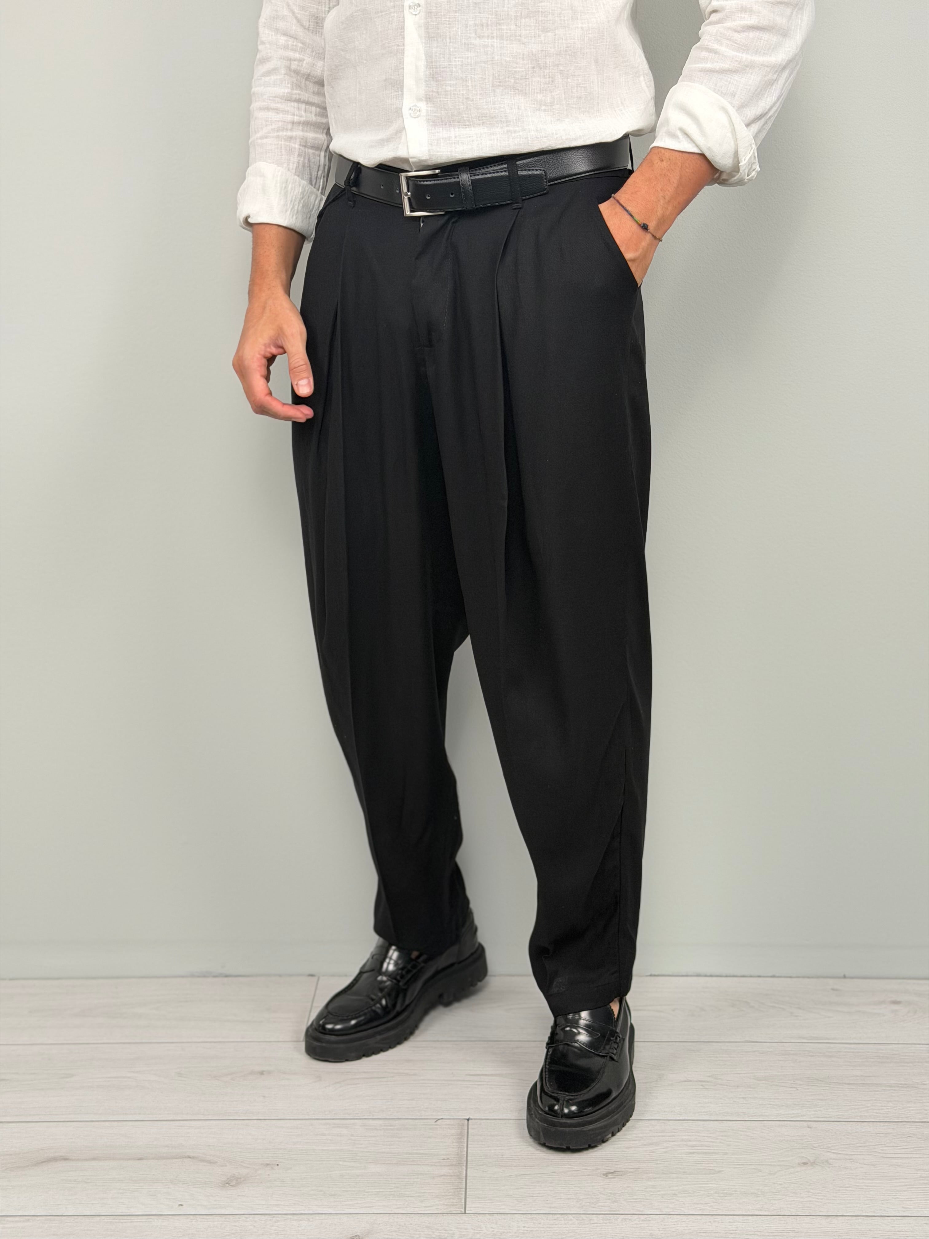 PANTALONE LINO GEEKOM AMPIO