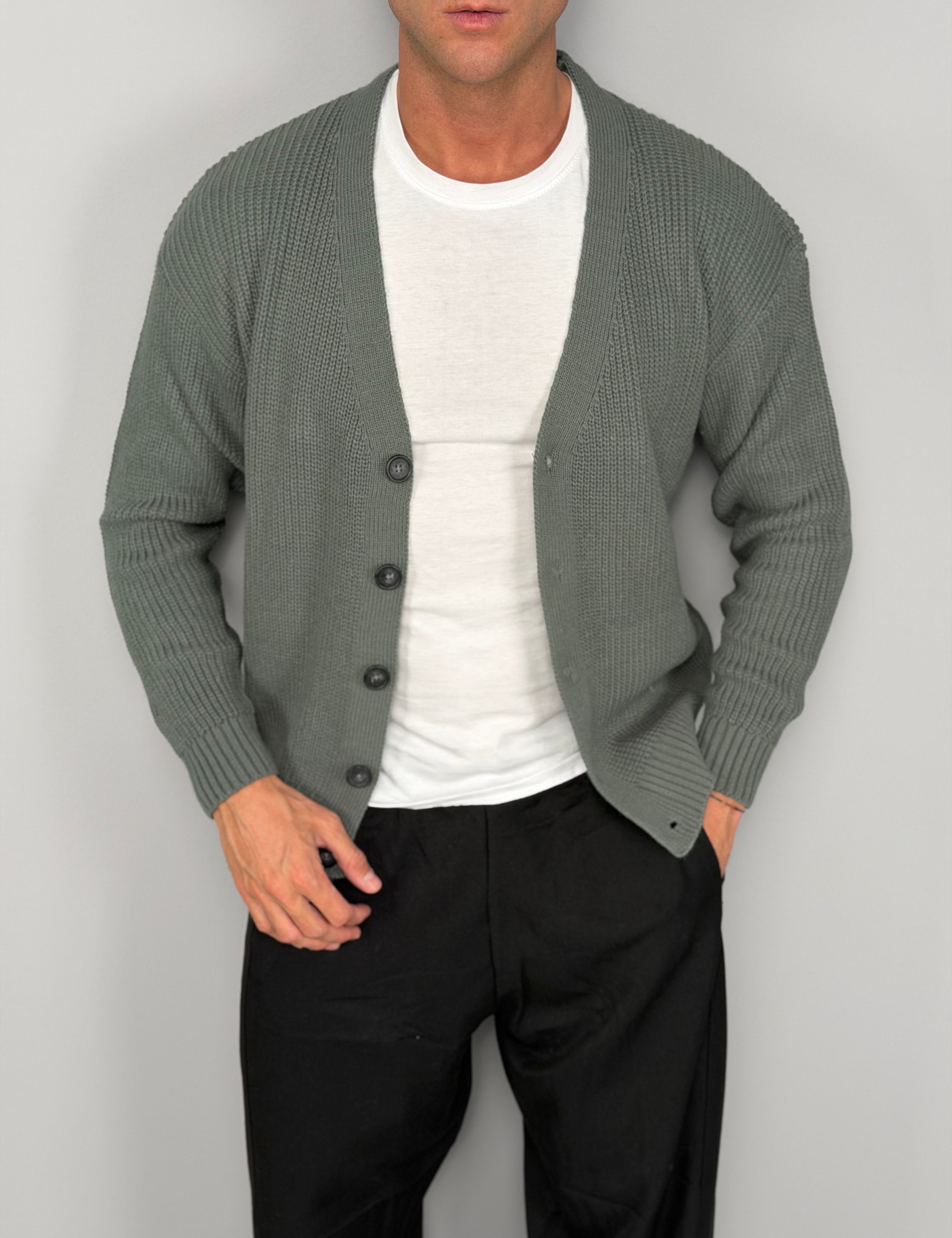 CARDIGAN BASIC IN FILO