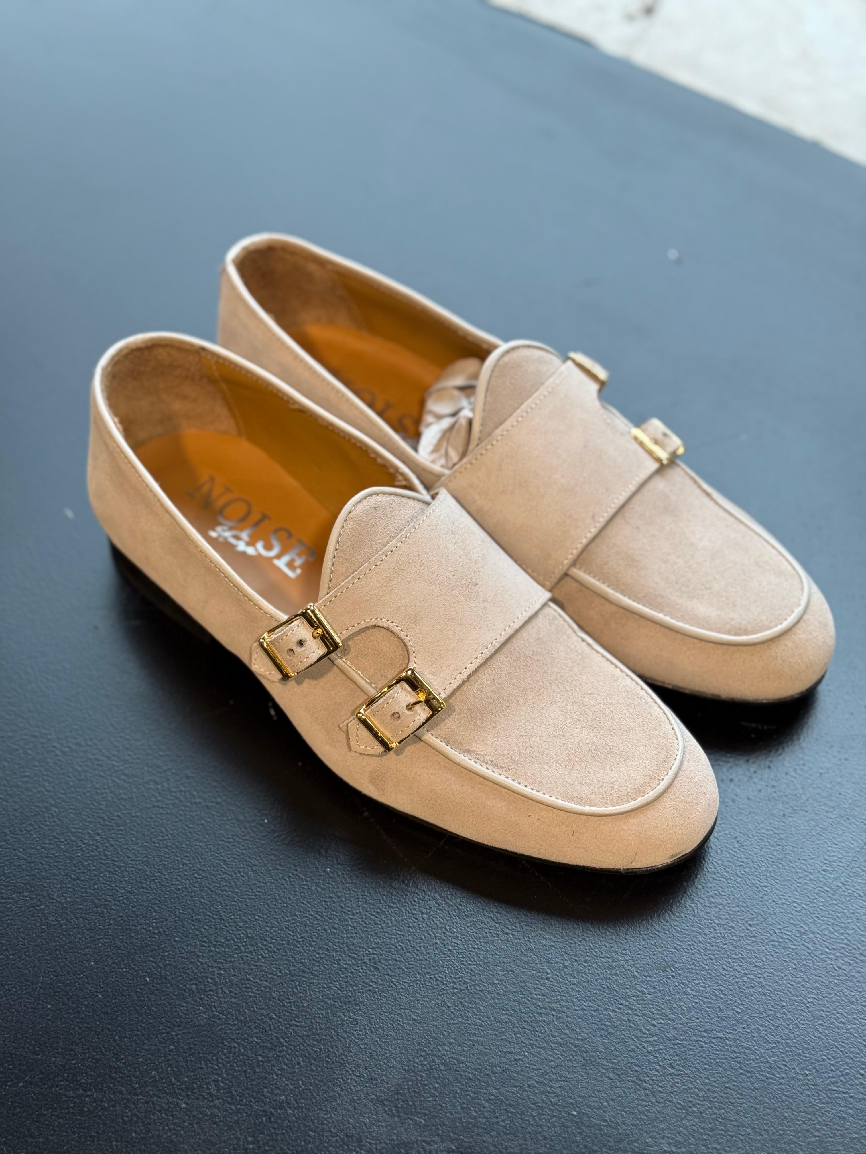 MOCASSINO DOPPIA FIBBIA GHIACCIO