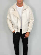 Wendbare Lammfelljacke DELAWARE - DOUBLE FACE