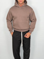 SWEAT SHIRT COUPE BOXY EN MOLLETON