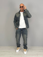 COORDINATO JEANS AMPIO SMOKE