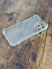 COVER IPHONE 16PRO/16PROMAX TRASPARENTE BORDI RINFORZATI E PROTECTION CAMERA