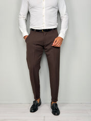 Pantalón modelo capri con vuelta invernal