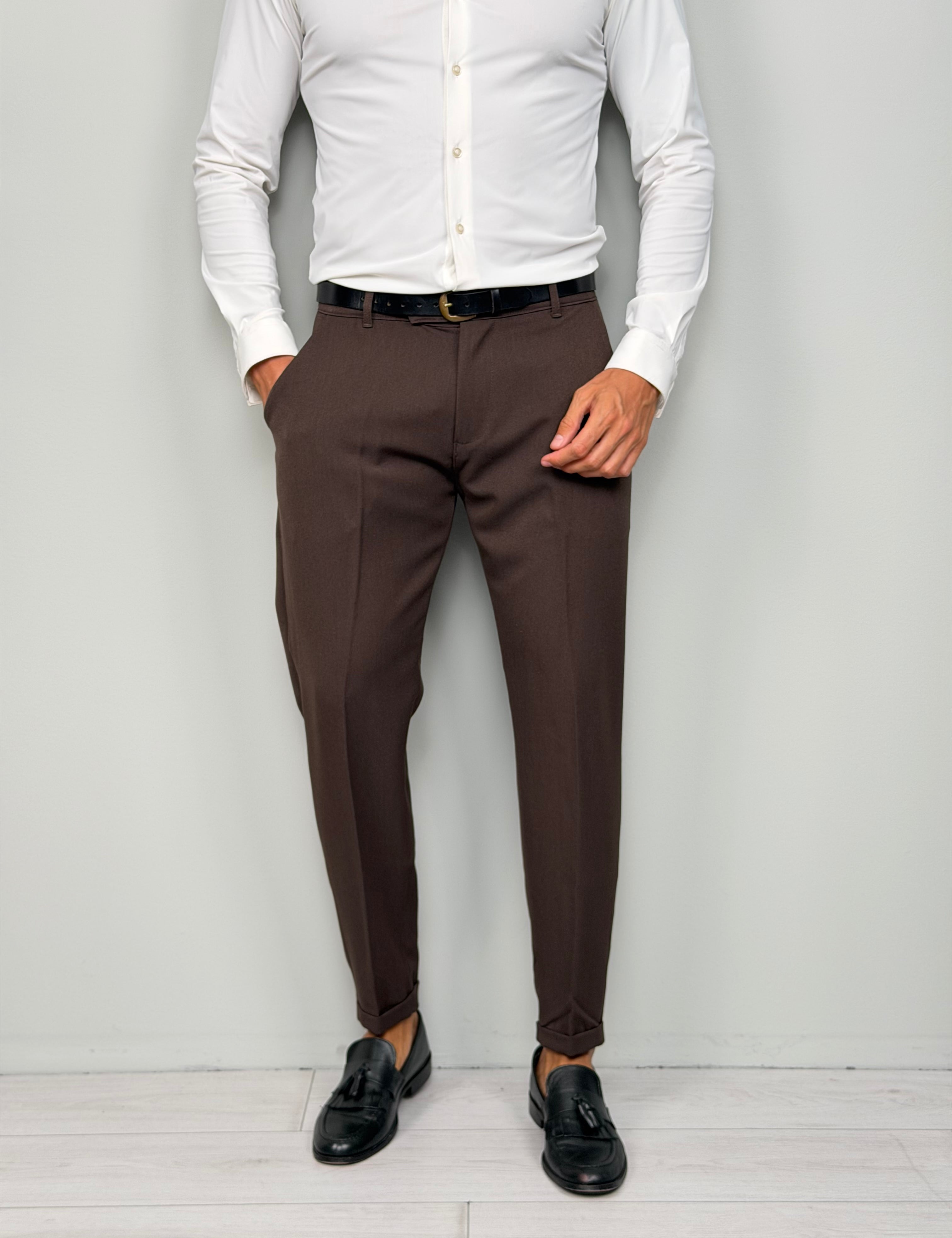 Pantalón modelo capri con vuelta invernal