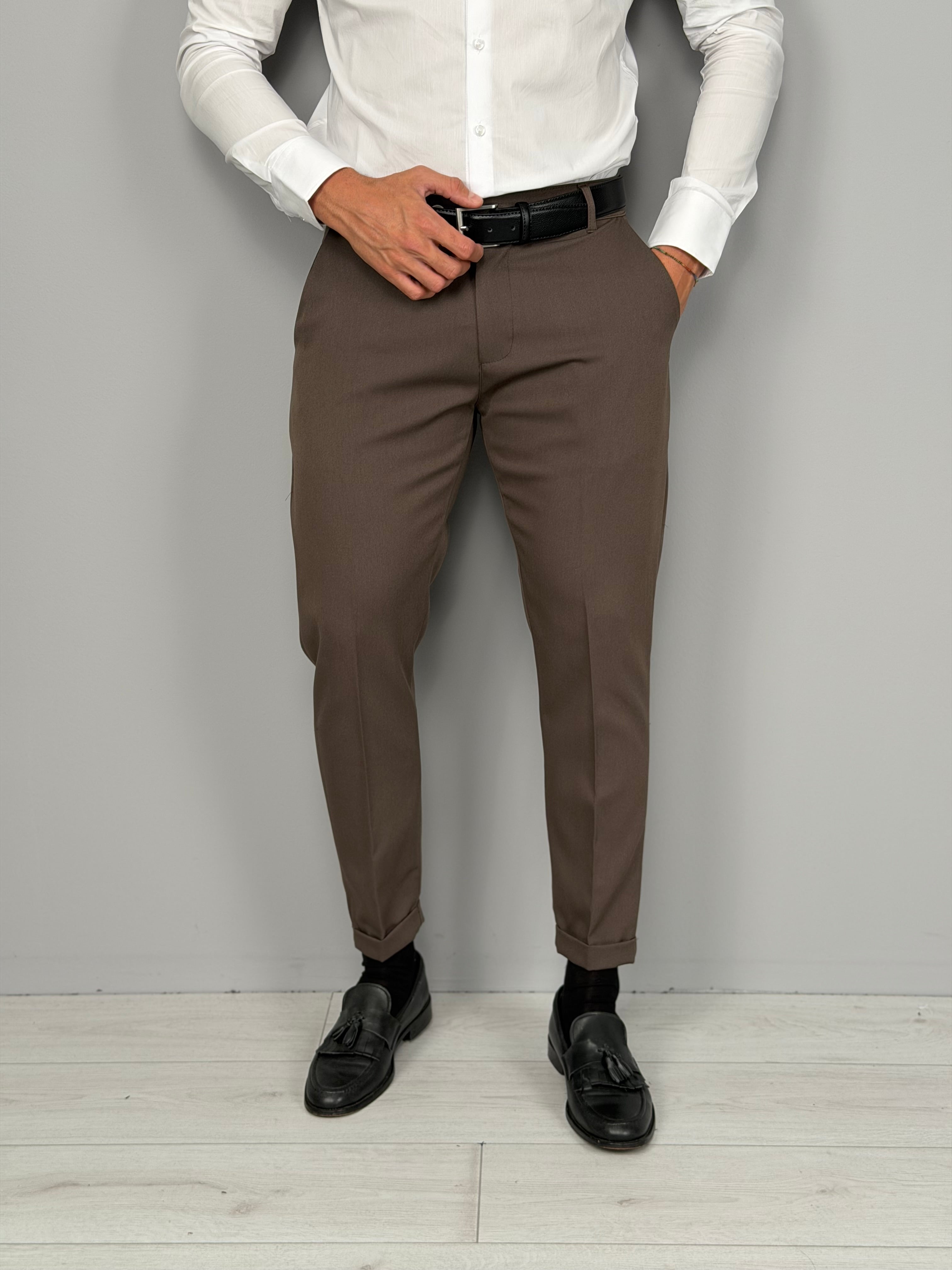 PANTALONE BUTTON ELEGANT - TASCHE DIETRO