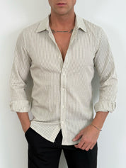 CAMICIA SIVIGLIA LINO COLLETTO - rimasto XXL