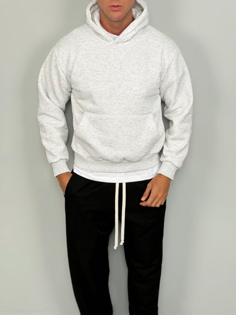 SUDADERA AFELPADA DE CORTE HOLGADO